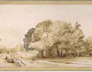 Rembrandt Harmensz. van Rijn Village Road  - Hermitage
